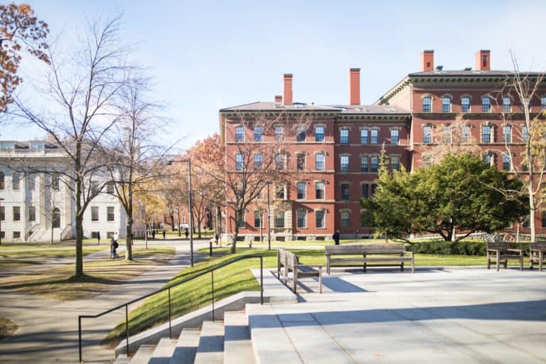 Harvard university campus